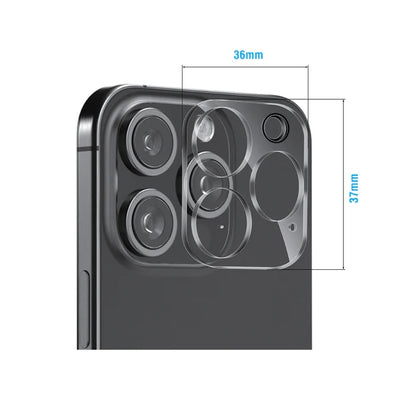 for iPhone 16 Pro | 16 Pro Max - 2x Tempered Glass Camera Lens Protection Cover