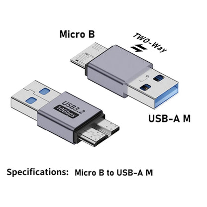 for Portable Hard Drive HDD Micro B - USB-C 3.0 Male Female Adapter Converters