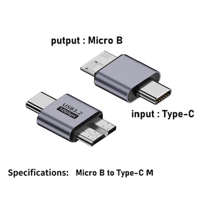 for Portable Hard Drive HDD Micro B - USB-C 3.0 Male Female Adapter Converters