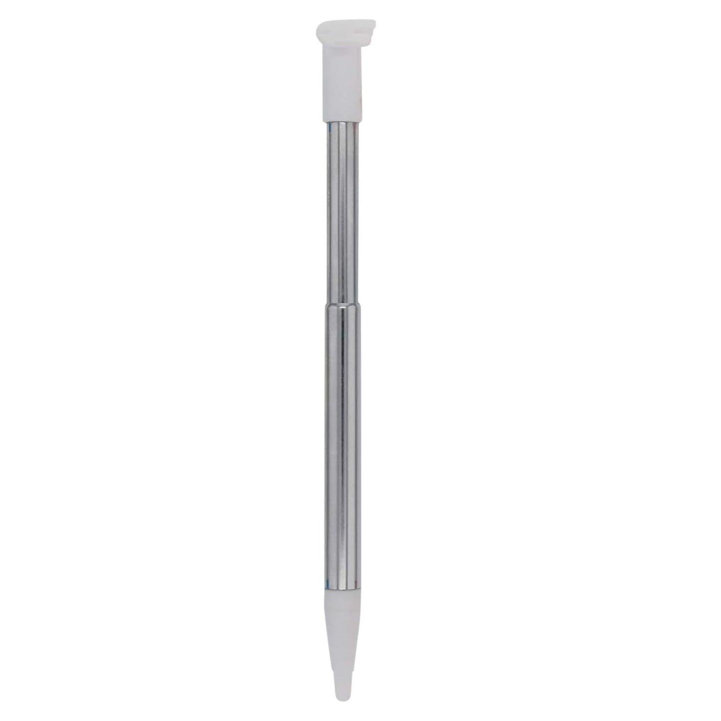 for Nintendo NEW 2DS XL - 2x White Metal Retractable Extendable Stylus Pens |FPC