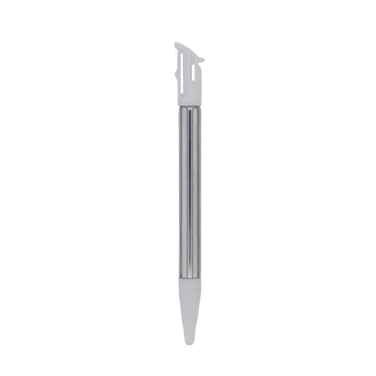 for Nintendo NEW 2DS XL - 1 White Metal Retractable Extendable Stylus Pen FPC