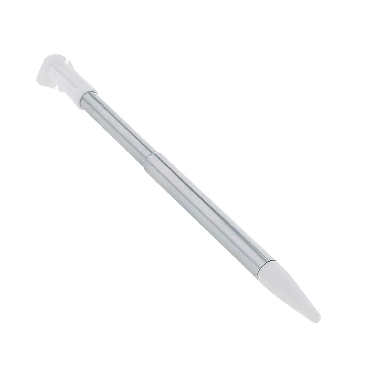 for Nintendo NEW 2DS XL - 1 White Metal Retractable Extendable Stylus Pen FPC