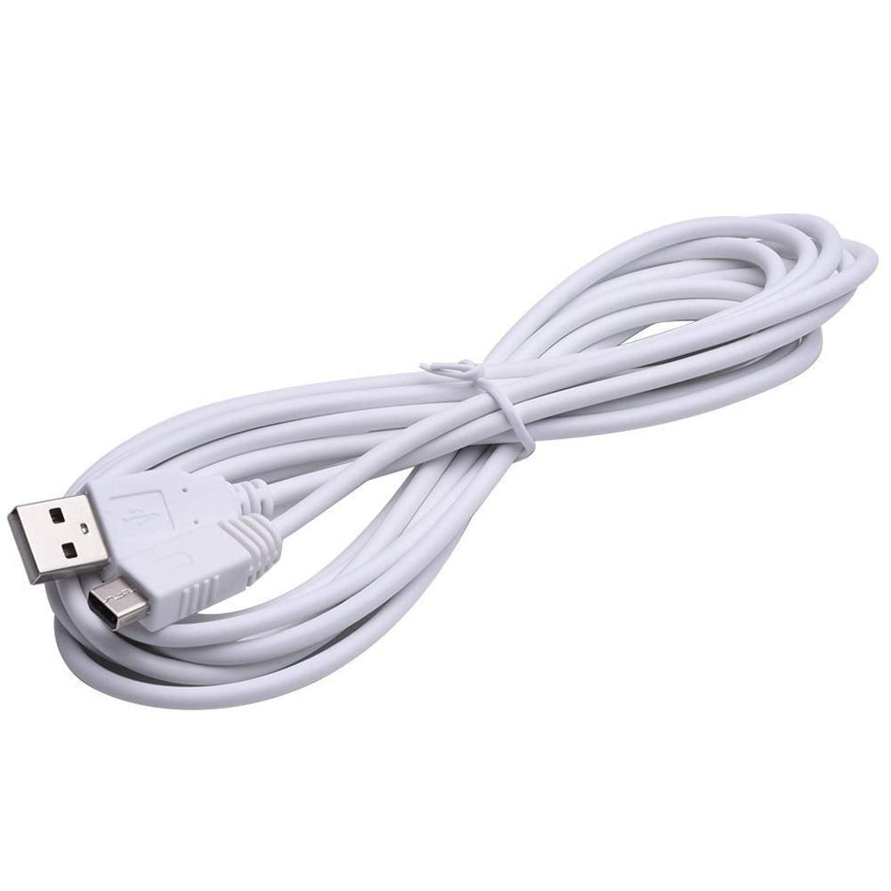 for Wii U Gamepad - Extra Long 10ft/3M USB Power Charging Charger Cable Lead