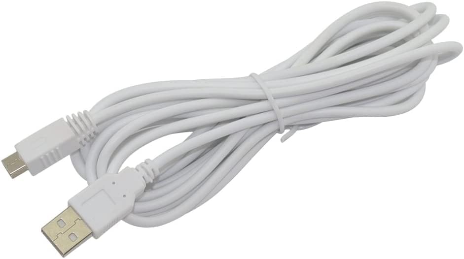 for Wii U Gamepad - Extra Long 10ft/3M USB Power Charging Charger Cable Lead