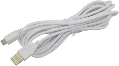 for Wii U Gamepad - Extra Long 10ft/3M USB Power Charging Charger Cable Lead