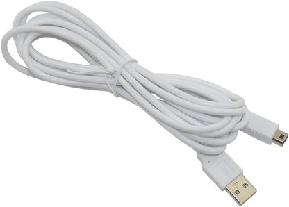 for Wii U Gamepad - Extra Long 10ft/3M USB Power Charging Charger Cable Lead