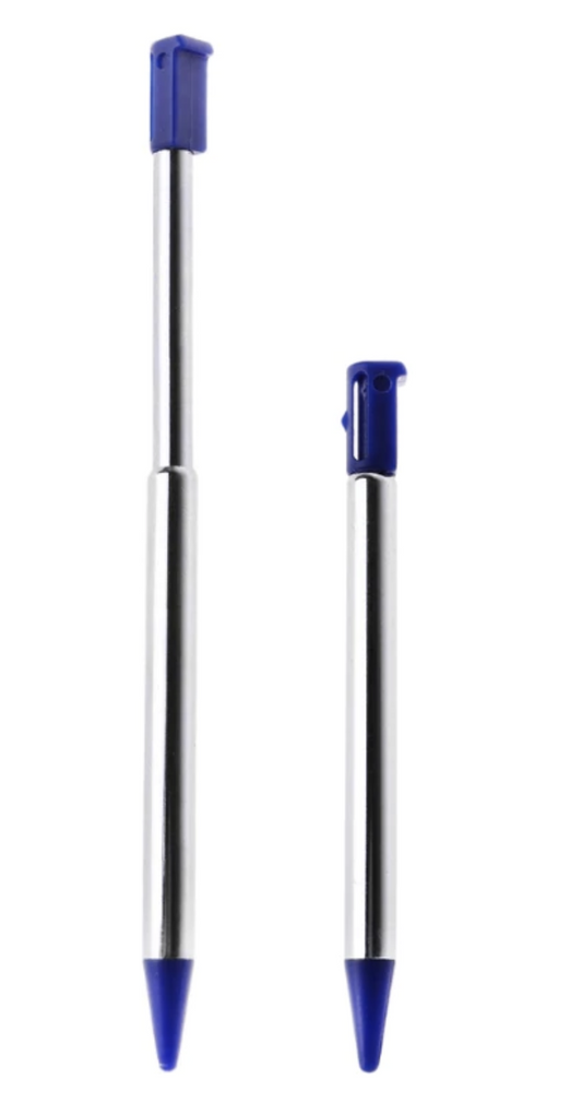 for Nintendo 3DS - 4 Pack Metallic Retractable Extendable Stylus Pens | FPC