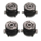 for Sony PS4 Controller - 4x Metal Bullet ABXY Buttons Mod Kit | FPC