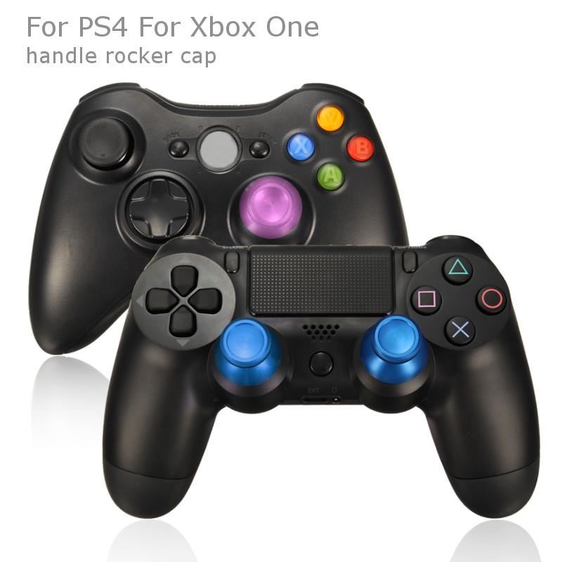 for PS4 | Xbox One Controller - 2x Chrome Metal Analog Thumb Sticks | FPC