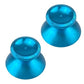 for PS4 | Xbox One Controller - 2x Chrome Metal Analog Thumb Sticks | FPC