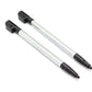 for Nintendo DS Lite - 2x Black Metal Retractable Extendable Stylus Touch Pens