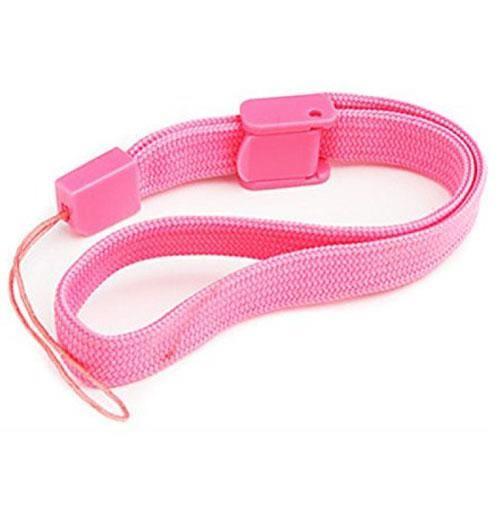 for Wii Remote 3DS 2DS PSP Switch PSV Move - 2x Pink Adjustable Arm Wrist Strap