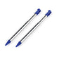 for Nintendo 3DS - 2x Blue Metallic Retractable Extendable Stylus Pens | FPC
