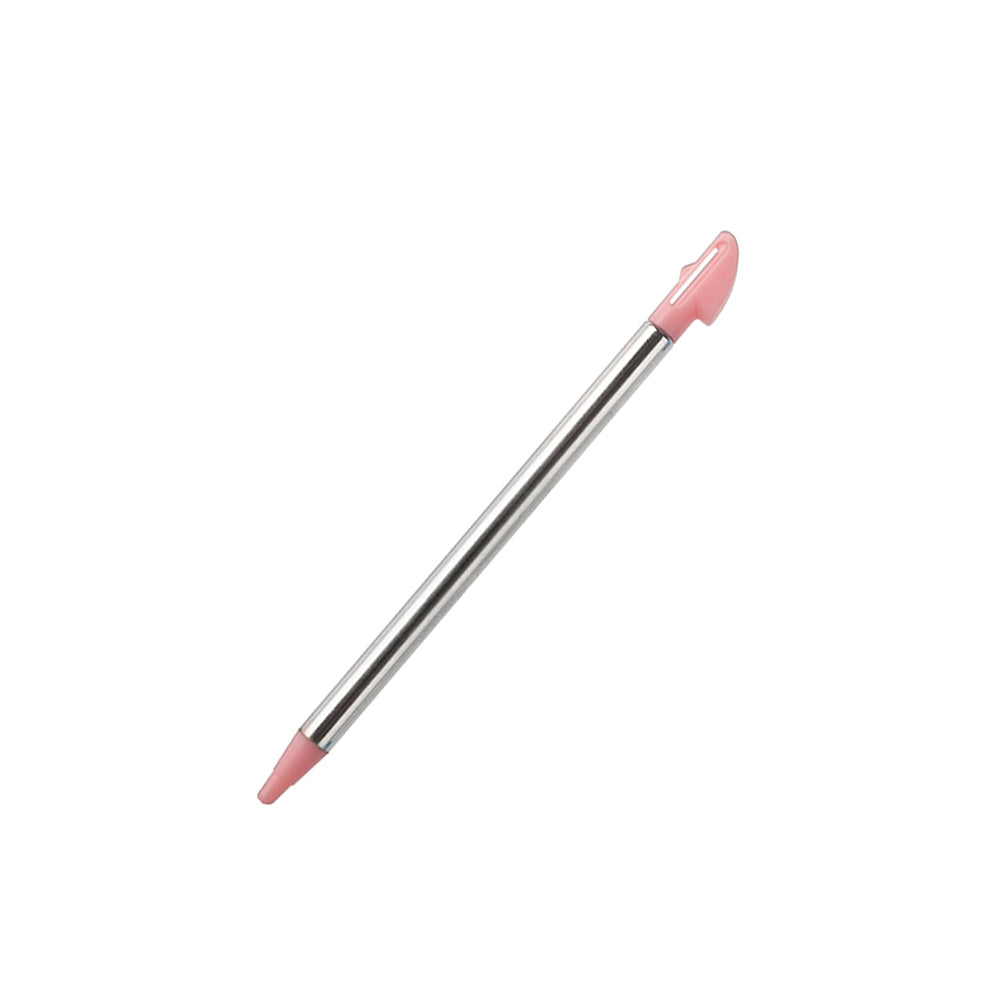 for Nintendo 3DS XL - 2 Pink Metal Retractable Extendable Stylus Touch Pens