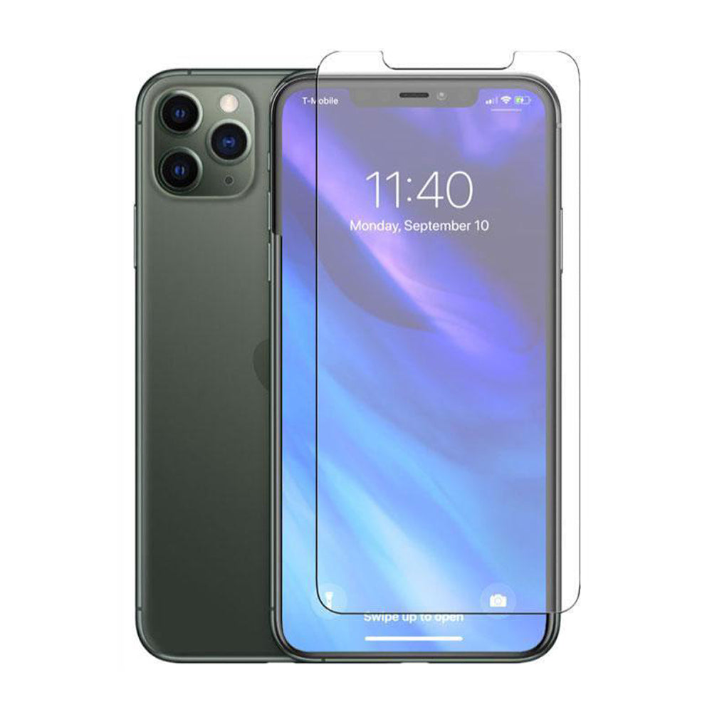 for iPhone 12 11 XR XS X 8 7 6 - 2x Clear Tempered Glass Screen Protectors | FPC