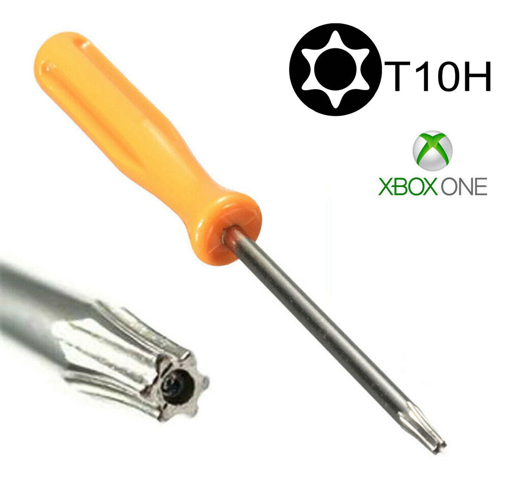 T10H T10 Xbox 360 Controller Torx Security Opening Screw Driver Hole in the tip