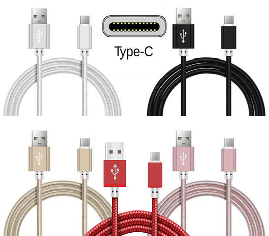 For Nintendo Switch / Lite - Braided USB-C Power Charger Data Cable Lead | FPC