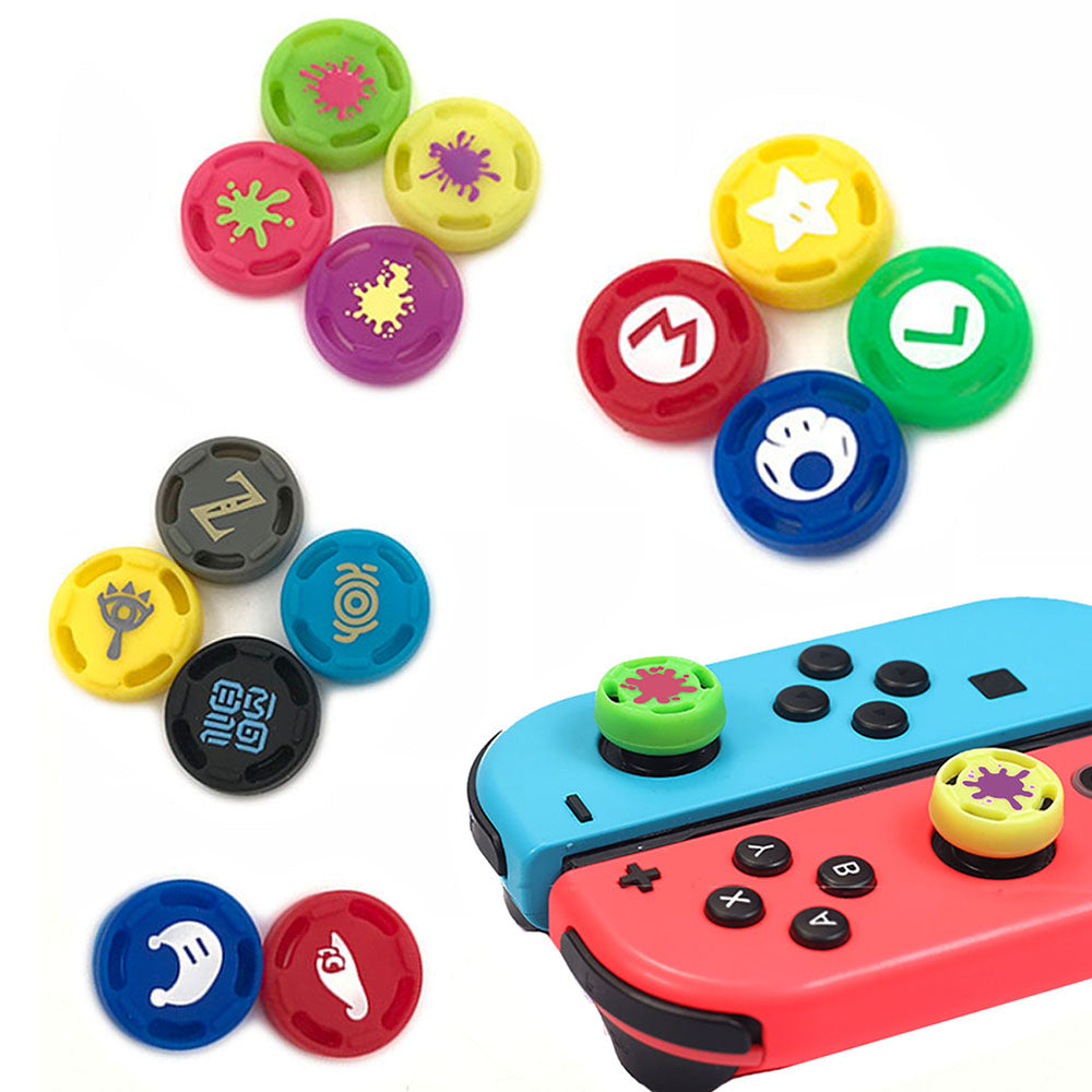 for Switch | Lite | OLED - Game Character Silicone Thumb Stick Grip Cover Caps