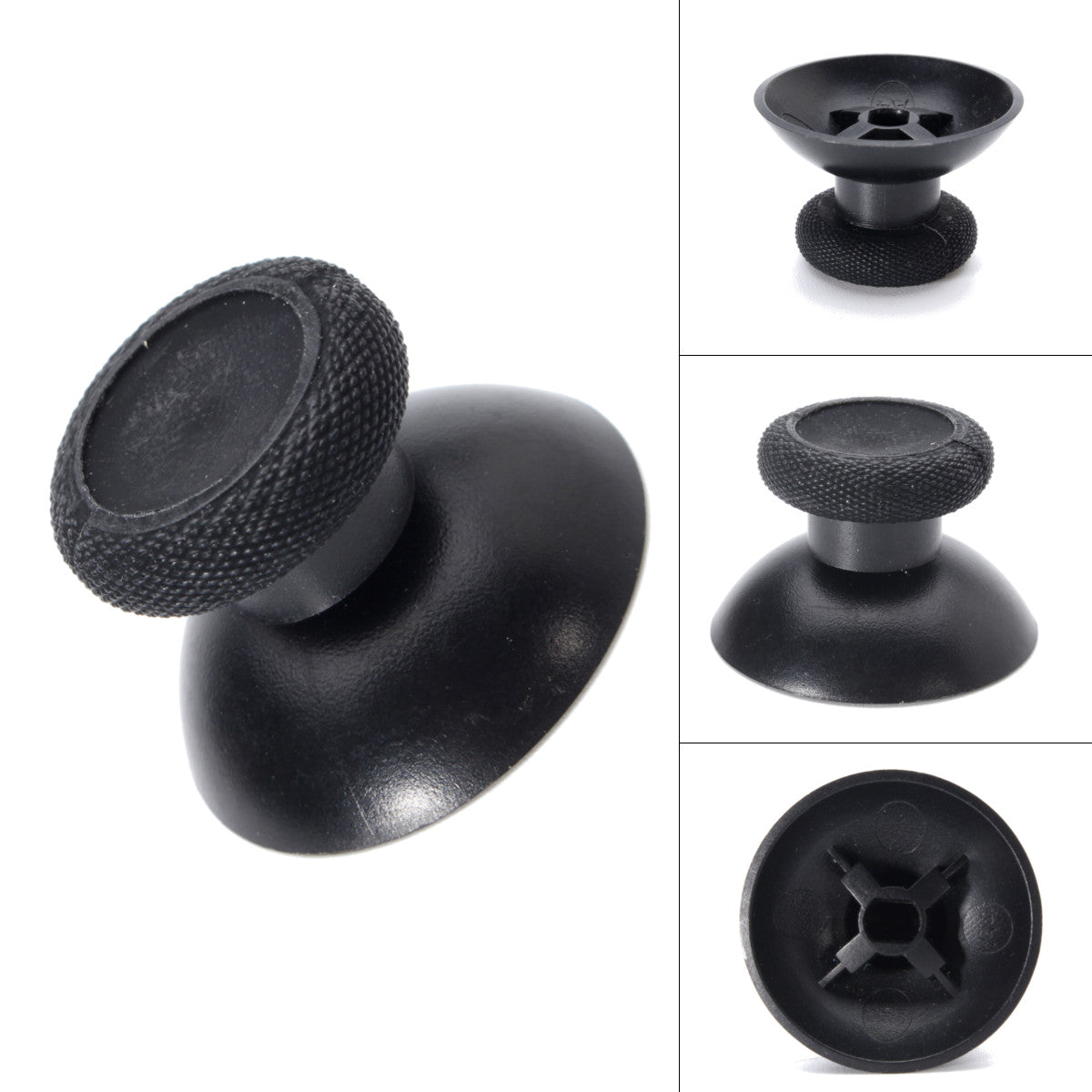 - for Xbox One Controller - 2x Black Analog Thumb sticks (Cheaper version) | FPC