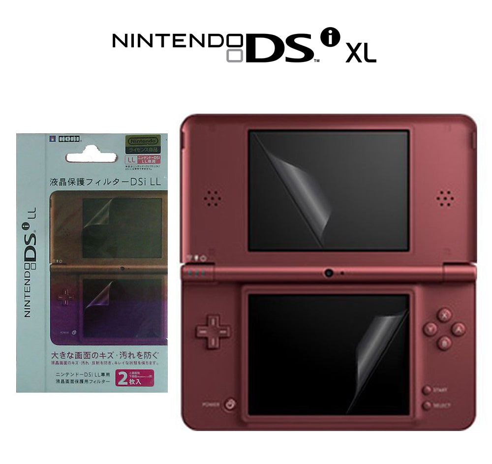 for Nintendo DSi XL - High Quality Plastic Film Screen Protector Set | FPC