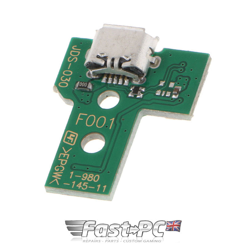 JDS-030 PS4 Controller USB Power Charger Port PCB & Flex Ribbon Cable | FPC
