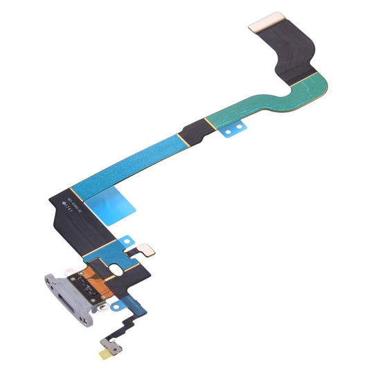 White USB Charging Port Mic Flex OEM Cable for iPhone X | FPC