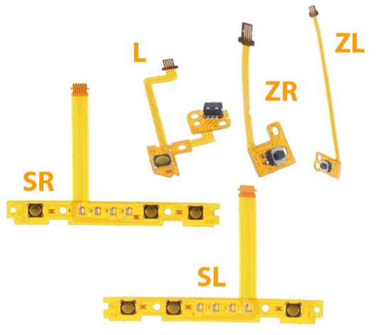 for Nintendo Switch Joy-Con - ZR ZL L SL SR Button Key Ribbon Flex Cable | FPC