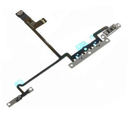 iPhone X Volume Up & Down Control Switch Mute Flex Cable Ribbon with Metal | FPC