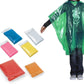 Kids Children Size Coloured Waterproof Hooded Rain Poncho Mac Coat Theme Parks