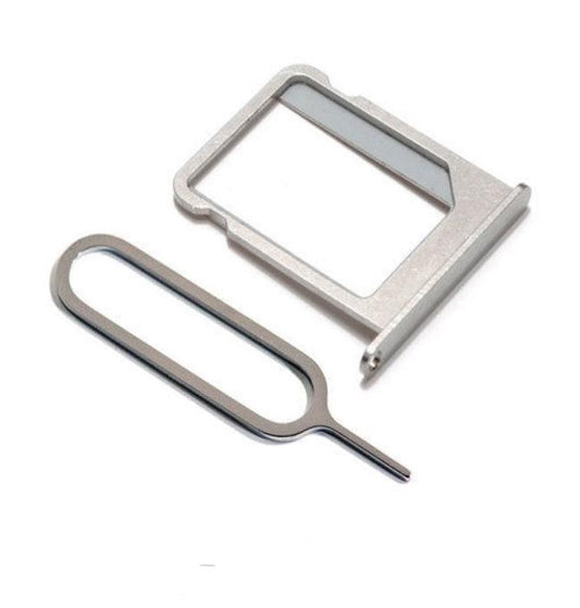 for iPhone 4S / 4 - Silver Metal Replacement Sim Tray Holder & Eject Pin | FPC