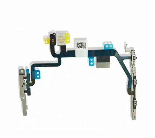for iPhone 8 - On/Off Power Volume Button Switch Flex Cable with Metal | FPC
