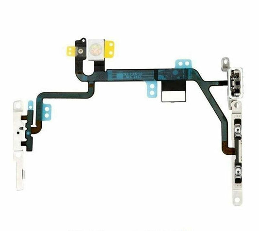 iPhone 8 Plus On Off Power Volume Button Switch Flash Mic Flex Cable with Metal
