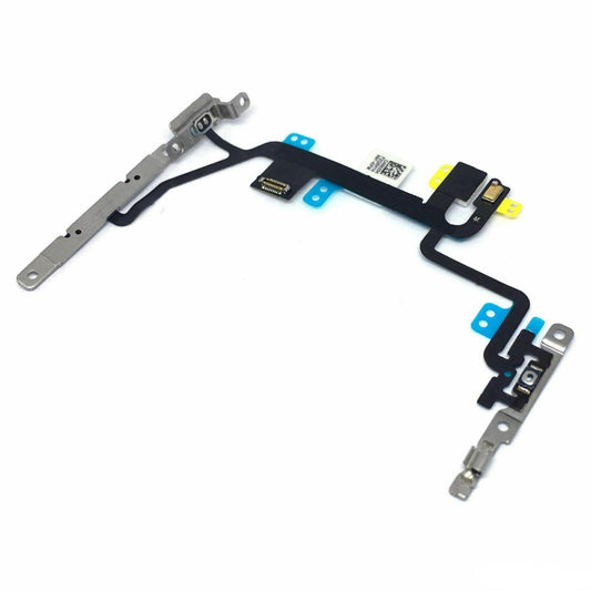 iPhone 8 Plus On Off Power Volume Button Switch Flash Mic Flex Cable with Metal