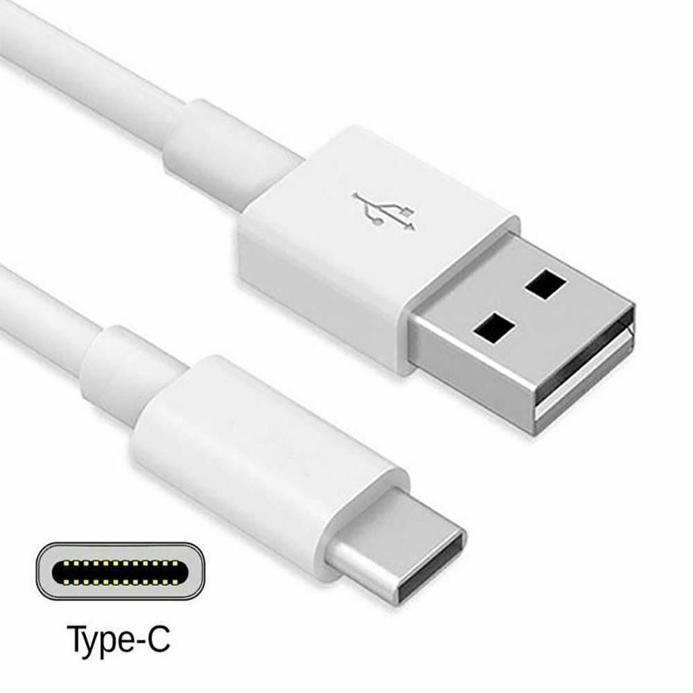 For Apple iPad Air 4th - White USB Type C Data Sync White Charger Power Cable