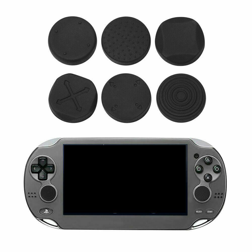 for Sony PS Vita - Rubber Silicone Analog Thumb Stick Grip Cover Caps | FPC