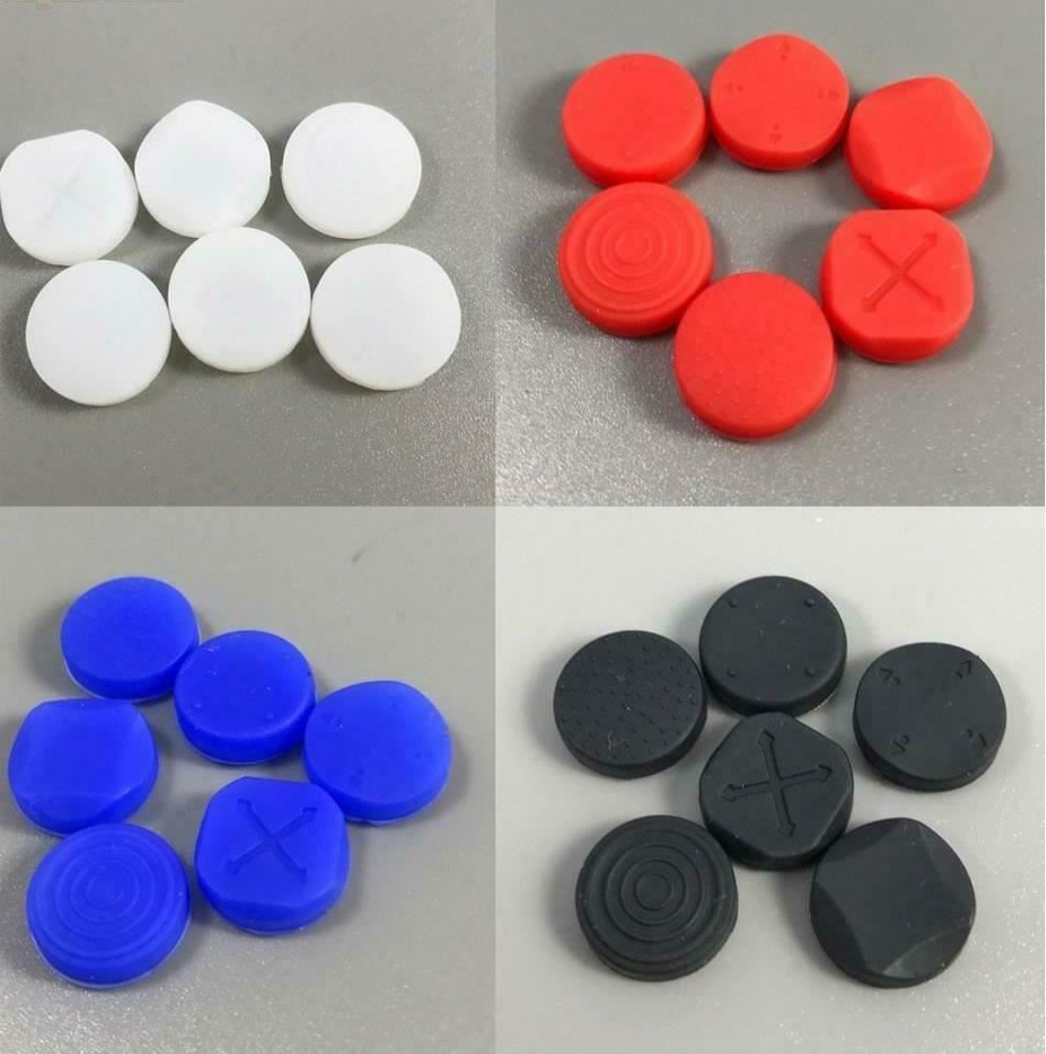 for Sony PS Vita - Rubber Silicone Analog Thumb Stick Grip Cover Caps | FPC