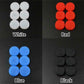 for Sony PS Vita - Rubber Silicone Analog Thumb Stick Grip Cover Caps | FPC