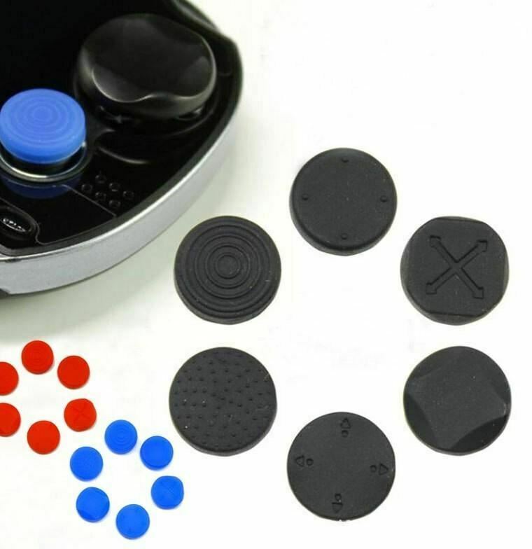 for Sony PS Vita - Rubber Silicone Analog Thumb Stick Grip Cover Caps | FPC