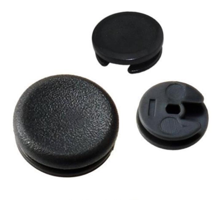 for Nintendo 3DS / NEW 3DS XL / 2DS - Black Analog Joy Stick Thumb Cap Button