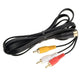 for Sega Saturn - 1.8m TV Audio Video AV Cable Lead PAL 10 Pin Composite | FPC