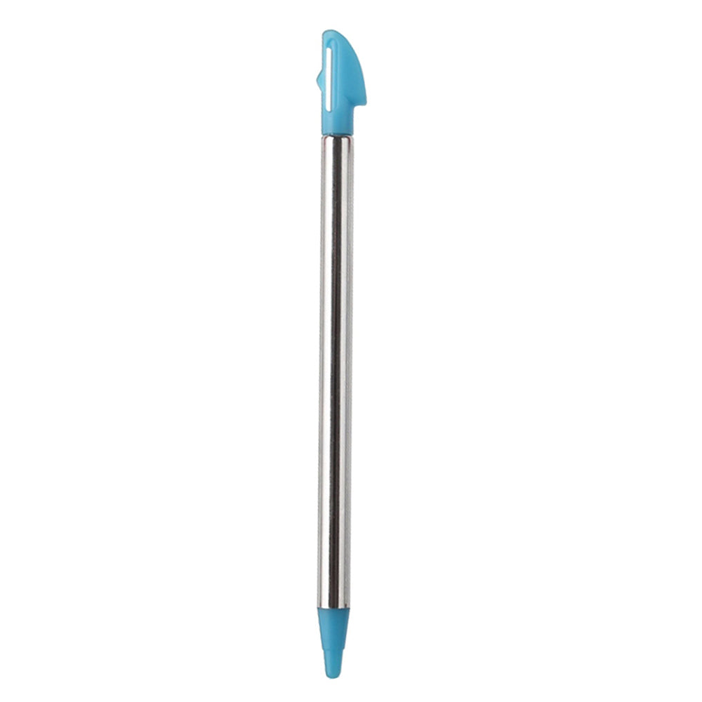 for Nintendo 3DS XL - 2 Light Blue Metal Retractable Extendable Stylus Pens