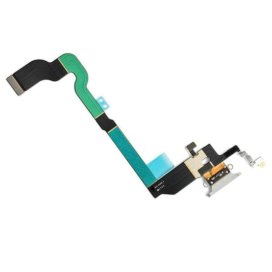White USB Charging Port Mic Flex OEM Cable for iPhone X | FPC