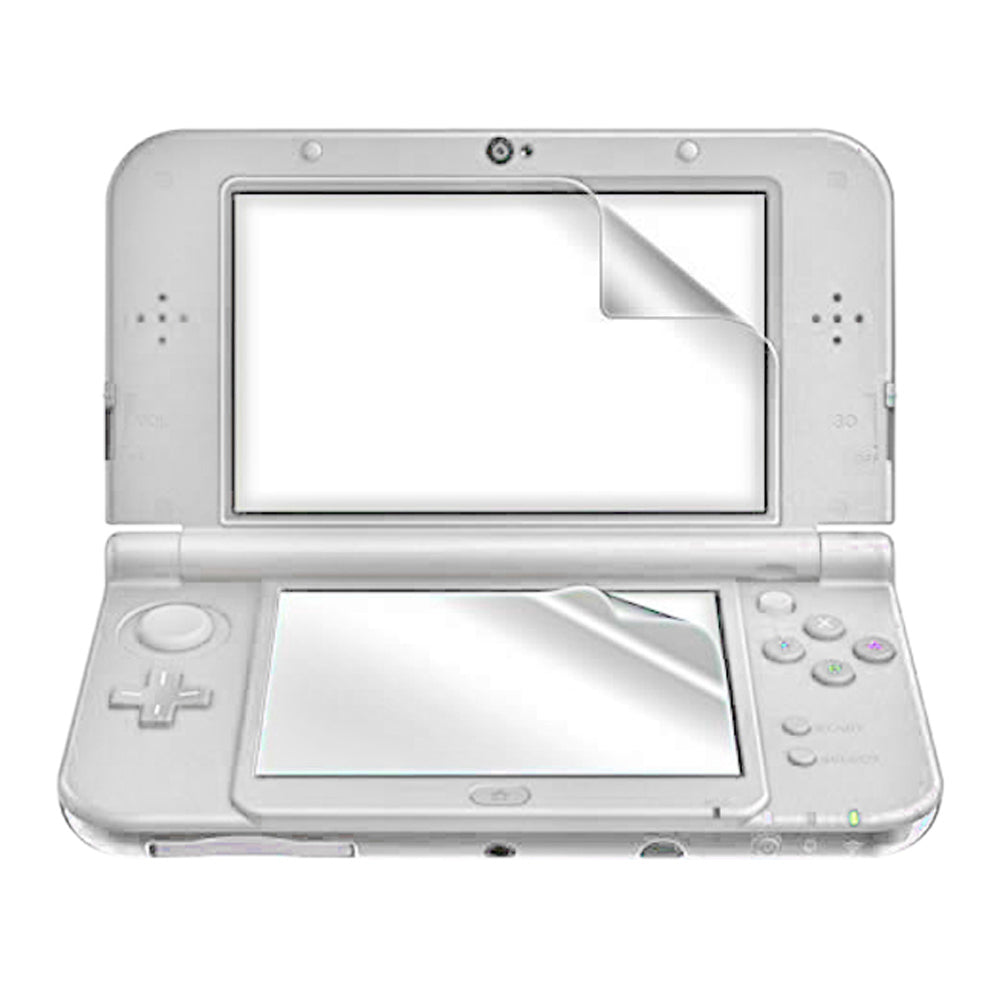 for Nintendo NEW 3DS XL - Clear Plastic Film Guard Screen Protector Set | FPC