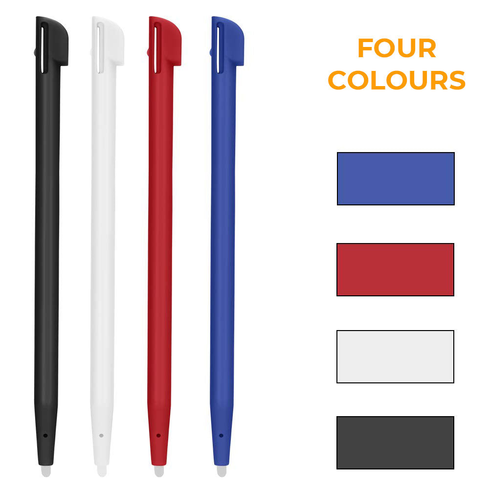 for Nintendo 2DS (Flat) - 4 Pack of Colour Touch Stylus Pens | FPC