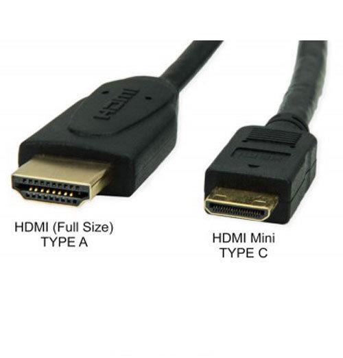Premium MINI HDMI to Standard HDMI Cable - Connect Some* Phones to TV HDTV 4K