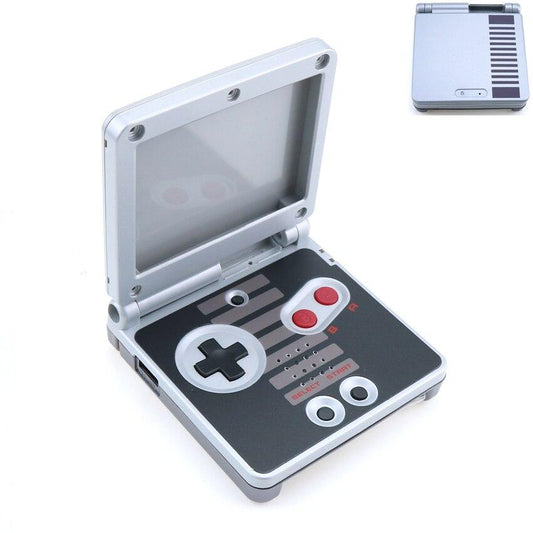 for Gameboy Advance SP - Retro NES Replacement Full Housing Shell & Lens | FPC