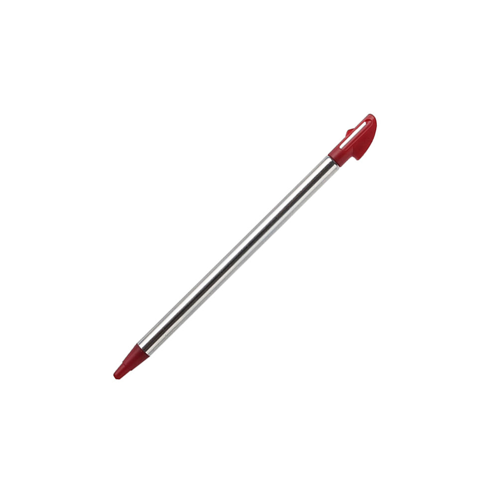 for Nintendo 3DS XL - 1 Red Metal Retractable Extendable Stylus Touch Pen