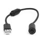 For Xbox 360 - Black Wired Controller Breakaway to PC USB Port Adapter Converter