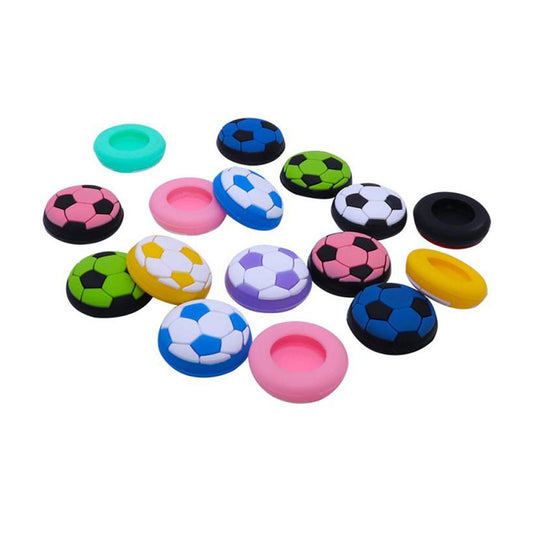 for PS5 PS4 Xbox One S|X - 2x Football Silicone Thumb Stick Grip Cover Caps