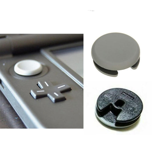 for Nintendo 3DS / 3DS XL / 2DS - Dark Grey Analog Joy Stick Thumb Cap Button